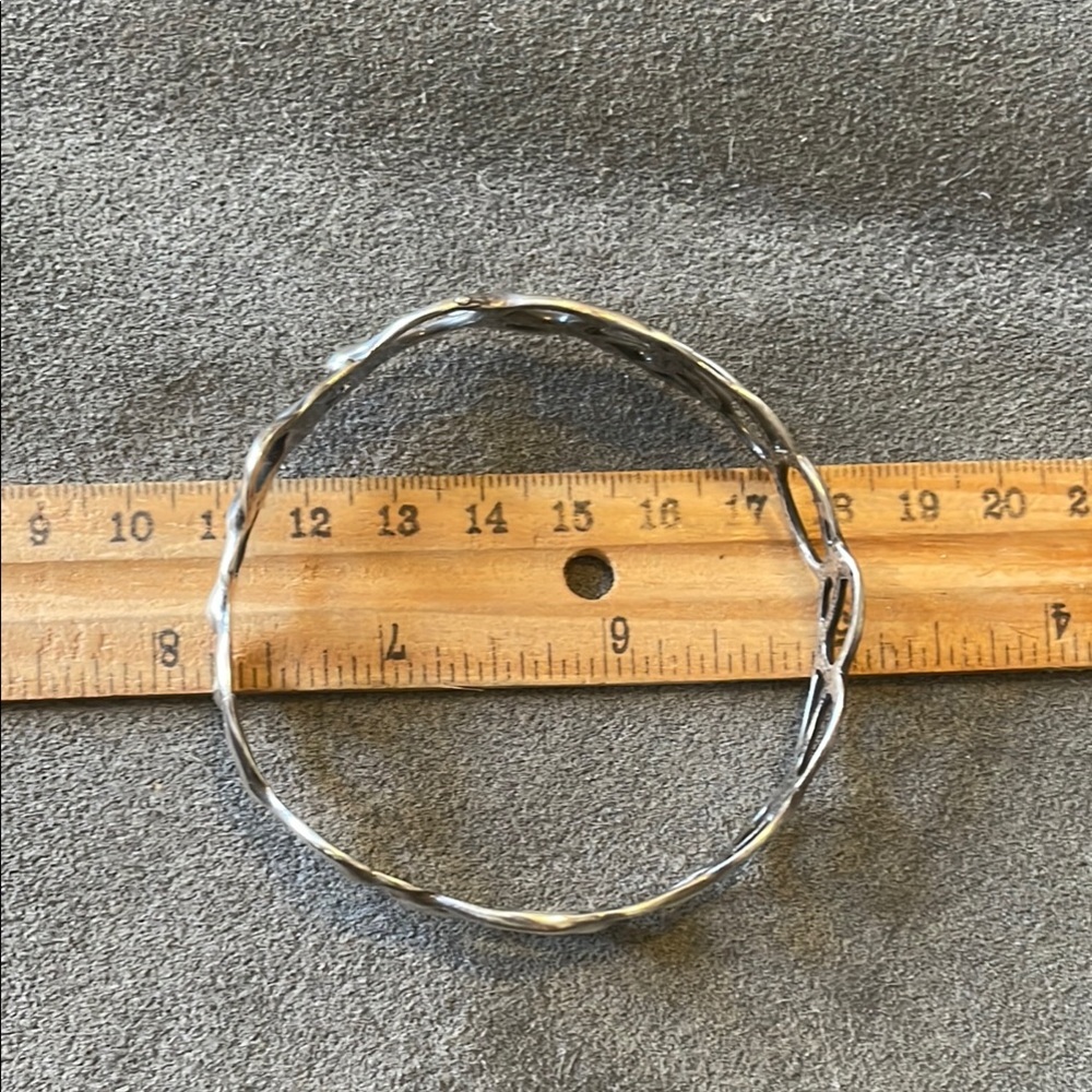 Sterling Silver Squiggle Bracelet - Picture 5 of 5
